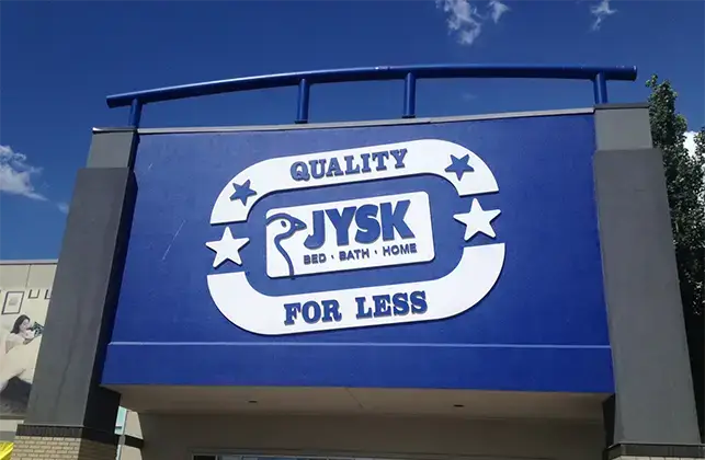 retail company store sign